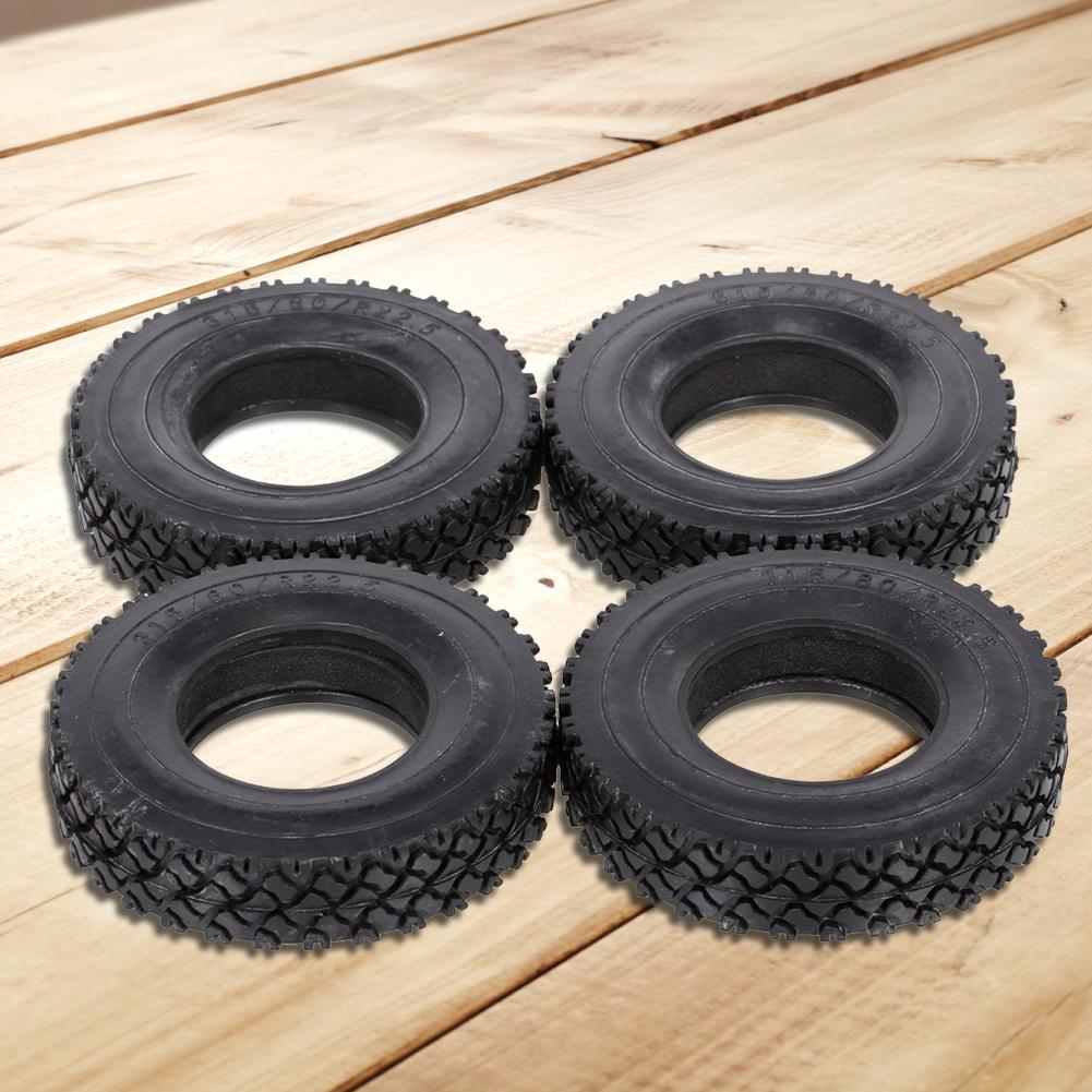4 шт. Резиновые шины 80 * 20 мм Шины для радиоуправляемых моделей Запчасти для модернизации RC Мягкие резиновые колесные шины для 1:14 Tamiya Tractor Truck RC Car Part
