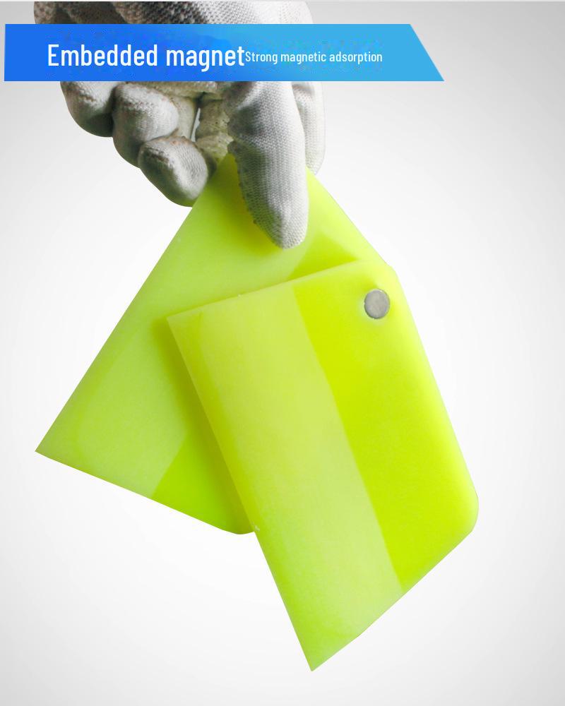 Прозрачный магнитный скребок для пленки и краски с отполированным вручную трапециевидным дизайном