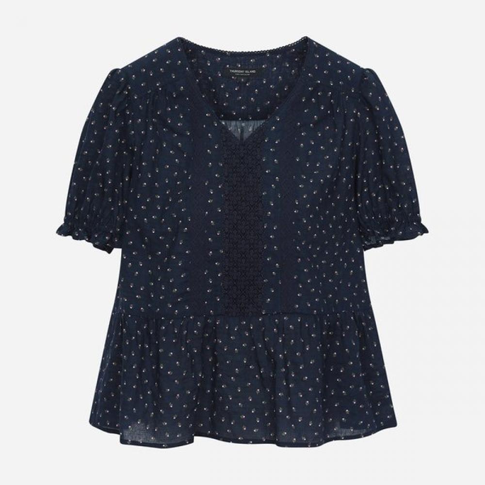 ThurSday ISland Women S Lace Mix Pattern blouSe T264mbl268w
