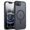Case for iPhone 16th - BOOLING - Magnetic Protection - Black - 2 Tempered Glasses - Shockproof