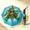 Mutant Turtles 8 Ribs 3Fold Black Glue Uv Protection Umbrella Sun Protection Rainproof Compact Folding Umbrella For Travel Daily Use C923625