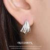 925 Silver Blooming Bloom Shell Earrings