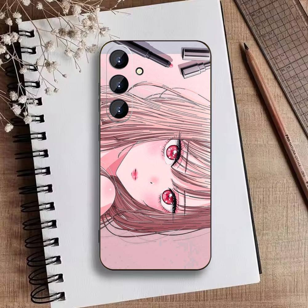 S-Darling Марин Китагава Цветной Серебристый Чехол Для Телефона Samsung Galaxy A73,A72,A71,A70,A52,A51 Другие Мягкий Черный Чехол