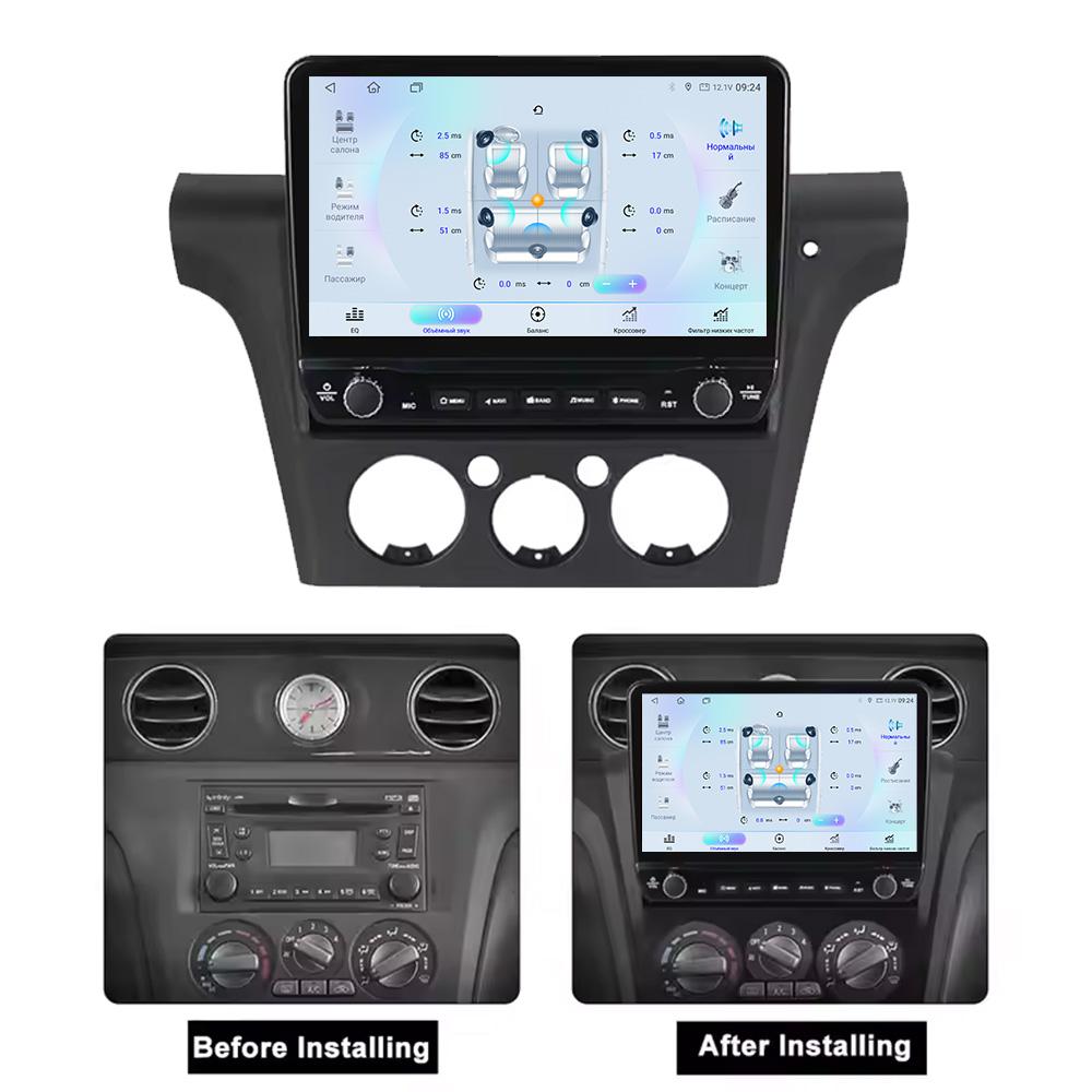 Android для Mitsubishi Outlander Airtrek 2001-2005 Автомобильное радио Carplay Навигация GPS Стерео Авто Экран Bluetooth Мультимедийный Плеер