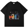 Zazomde Largesize Mens 100 Cotton Tshirt Multicolor Human Body Pattern Casual Couple Clothing Streetwear