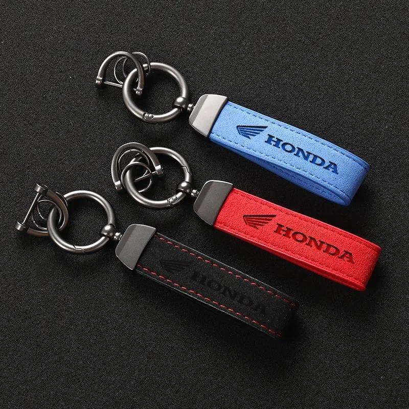 OBTLU1 Car Keychain for Honda Wings Logo Keychain Accessories Cb400 Cb650 Motorcycle Keychain