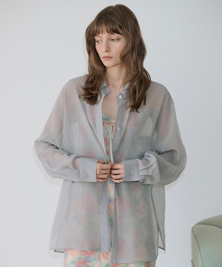 SINOON Sheer Glow Shirt (Grey)