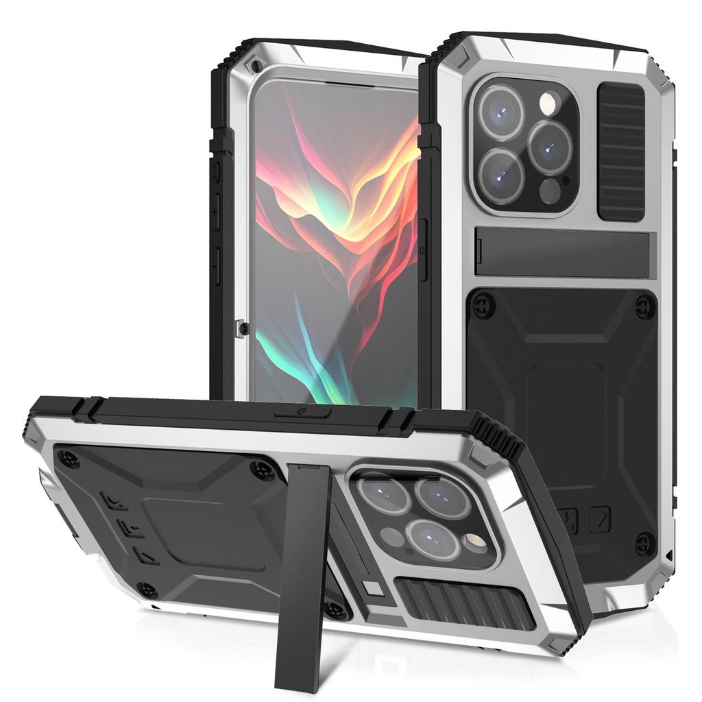Силиконовый чехол с подставкой для iPhone 15 и 14PM Anti-Fall для 13 Pro Max