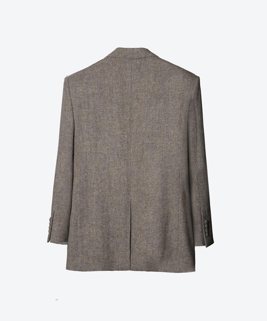 Untage Wool Tweed Single Jacket (Unisex)_Uth-Fb51