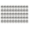 50Pcs Coupling Nut Round Female Thread Stainless Steel M4 Connector Nut Kit for Maintenance