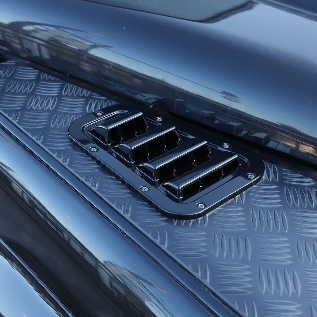 METYOUCAR Front Hood Vent Cover for Land Rover Defender Engine Exterior Parts and Accessories 2004-2019, Cover,