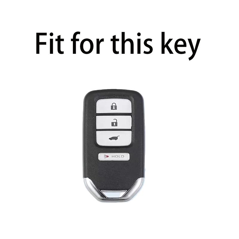 4 Buttons Fasion TPU Car Remote Key Fob Cover Case For Honda Accord EX EXL Civic Crv Hrv Pilot Ridgeline 2016 -2018 Pocketor RM4