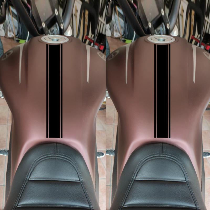 ПВХ D-1779 Декоративные полосатые автомобильные наклейки Водонепроницаемые Съемные Самоклеящиеся Ретро Мотоцикл