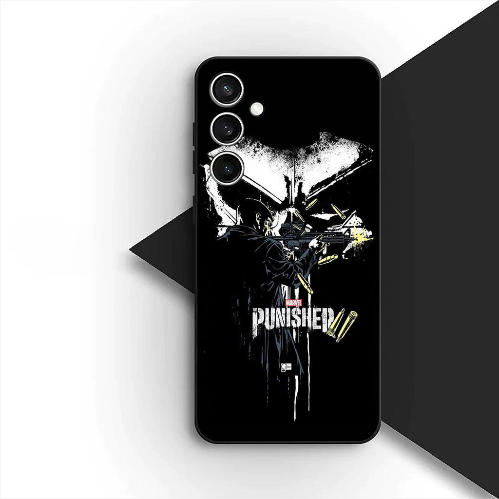 Protective Cover for Xiaomi Redmi Note 12 11 10 A3 Pro 10A 10C 12C Note12 5G 4G Casing Phone Case The Punisher Marvel Skull
