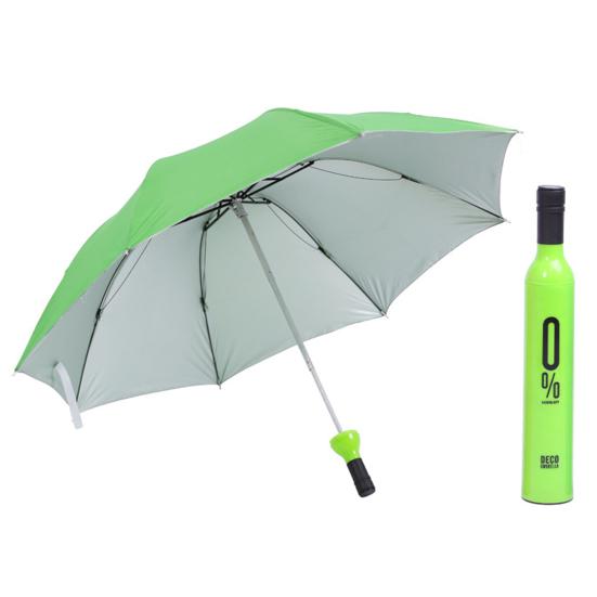 Attractive Wine Bottle Umbrella Strong Wind Resistance Frosted Umbrella Cap Sunshade