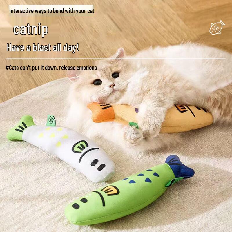 HOUYA Игрушка для кошек в виде рыбы