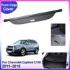 Rear Trunk Cargo Cover for Chevrolet Holden Captiva C100 C140 2011~2018 Partition Board Shield Shade Curtain Interior Accessorie