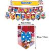 Amazing Digitaled Circues Birthday Decoration Balloons Cup Plate Napkins for Kids Photo Booth Baby Shower Party Supplies
