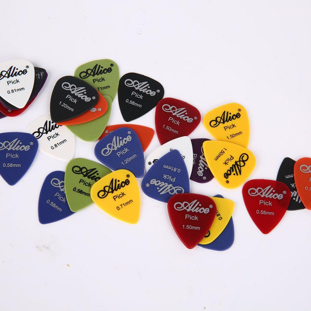 Light Weight 0.58 - 1.5 mm Acoustic 1 Box ABS Guitar Accessories Guitar Picks Mediator Plectrum