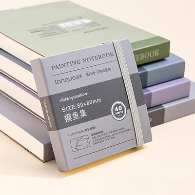 250Gsm Бумага разрываемая тетрадь для рисования Справочник 40 листов Профессиональный толстый картон Акварельный альбом для рисования Граффити Мини-книги