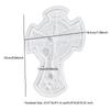 Angel Cross Silicone Resin Tray Mold Storage Tray Epoxy Resin Casting Silicone Mould Fruit Plate Jewelry Dish Silicone Molds