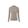 Women's 100% Wool Half-Turtleneck Knit Sweater