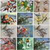 DIY 5D Diamond Painting Bird Diamond Embroidery Tree Scenery Rhinestones Cross Stitch Full Round Drill Square Mosaic Wall Decor