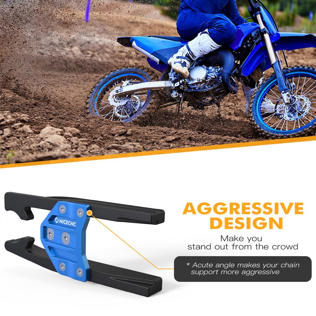 NICECNC For Yamaha YZ85 YZ 85 2002-2021 2020 2019 2018 YZ85 Team Yamaha 2011-2014 Motorcycle Chain Support Protector Aluminum