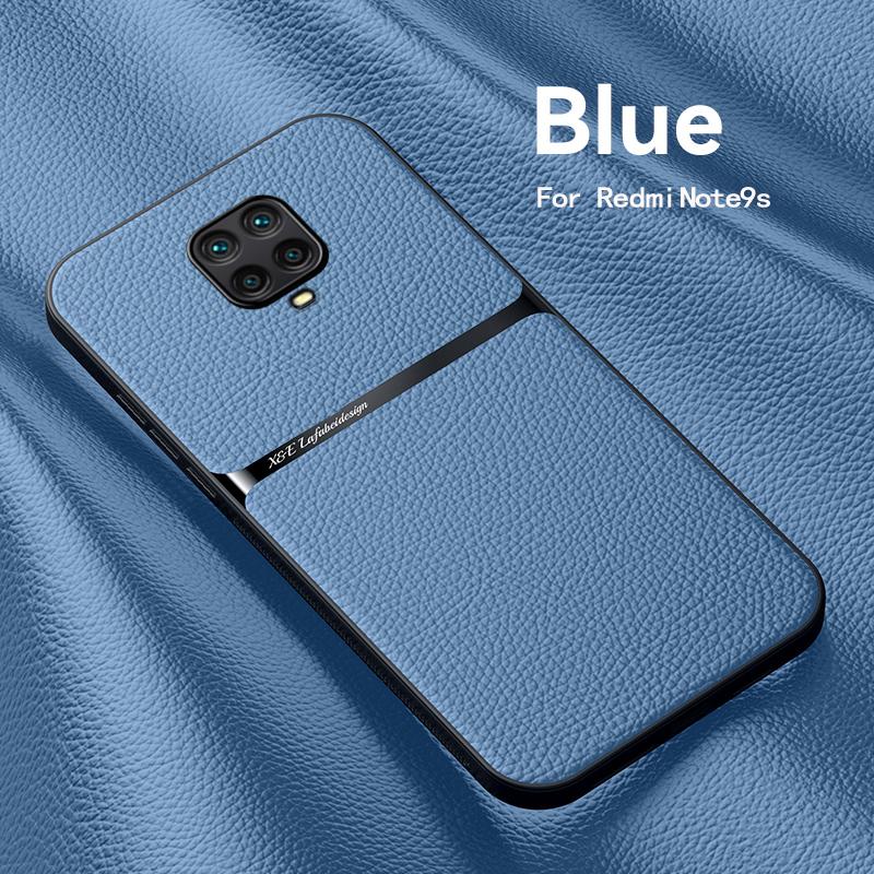 Для Xiaomi Redmi Note 9 Pro Чехол Кожаный Магнитный Чехол для Телефона Для Redmi Note 9S 9Pro Max Note9S Встроенная Металлическая Пластина Задняя Крышка