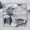 58 см летний новый квадратный шарф из искусственного шелка с художественным цветочным узором, повязка на голову, женский декоративный универсальный маленький платок