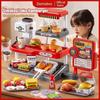 71 шт. Детская кухня Игрушки для ролевых игр Фаст-фуд Игрушки Барбекю Гриль Еда Набор для бургеров Игрушка Детский кухонный игровой набор