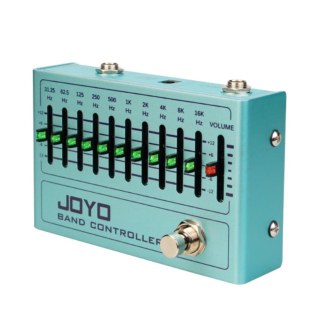 JOYO R-12 BAND CONTROLLER Эквалайзер Гитарная Педаль 10-полосный EQ Эффект Диапазон от 31,25 Гц до 16 Гц Электрогитара Бас Запчасти