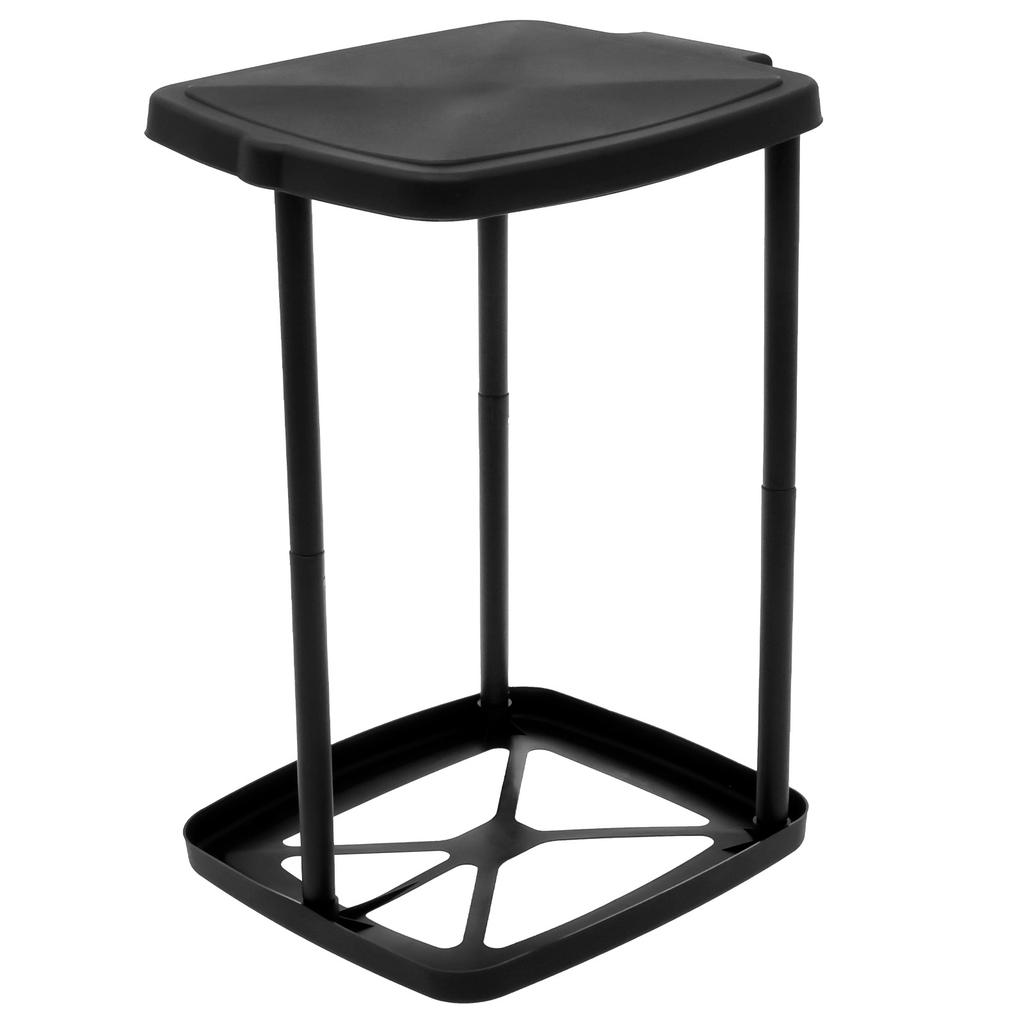 Портативное пластиковое мусорное ведро Складное Регулируемая высота Мусорное ведро для кемпинга с откидной крышкой для дома кухни вечеринки кемпинга на открытом воздухе