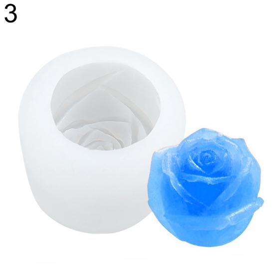 Силиконовая форма с цветком розы, помадка, шоколадный торт, кубик льда, инструмент для изготовления ювелирных изделий