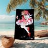 1Pc Magical Fairy Princess Beach Towel Microfiber Beach Towel Thin Absorbent For Beach Swimming Yoga Bath Sports 0917231
