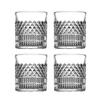 4PCS Fashion Whiskey Glasses, Scotch Whisky, Bourbon, Cocktails, RUM, Durable Whiskey Glasses