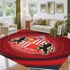 Sunderland Design Crystal Velvet Rug Soft Decorative Mat for Bedroom Entrance