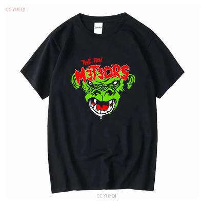 Новая футболка NWT The METEORS Psychobilly Мужская Черная Размер S 5XL С длинным или коротким рукавом Винтажная стирка Дизайнерская одежда Немного ...