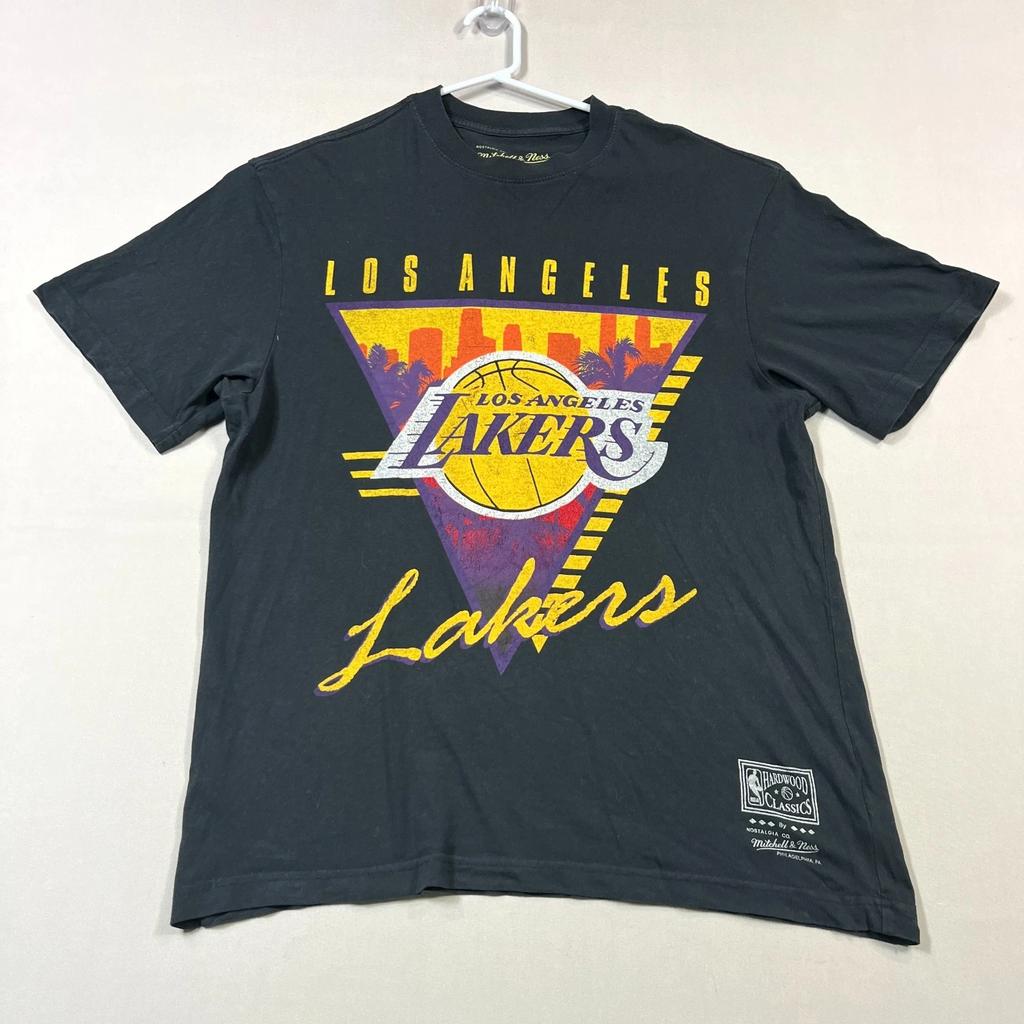 Mitchell & Ness Лос-Анджелес Лейкерс LA NBA Hardwood Classics Футболка Мужская Маленькая S
