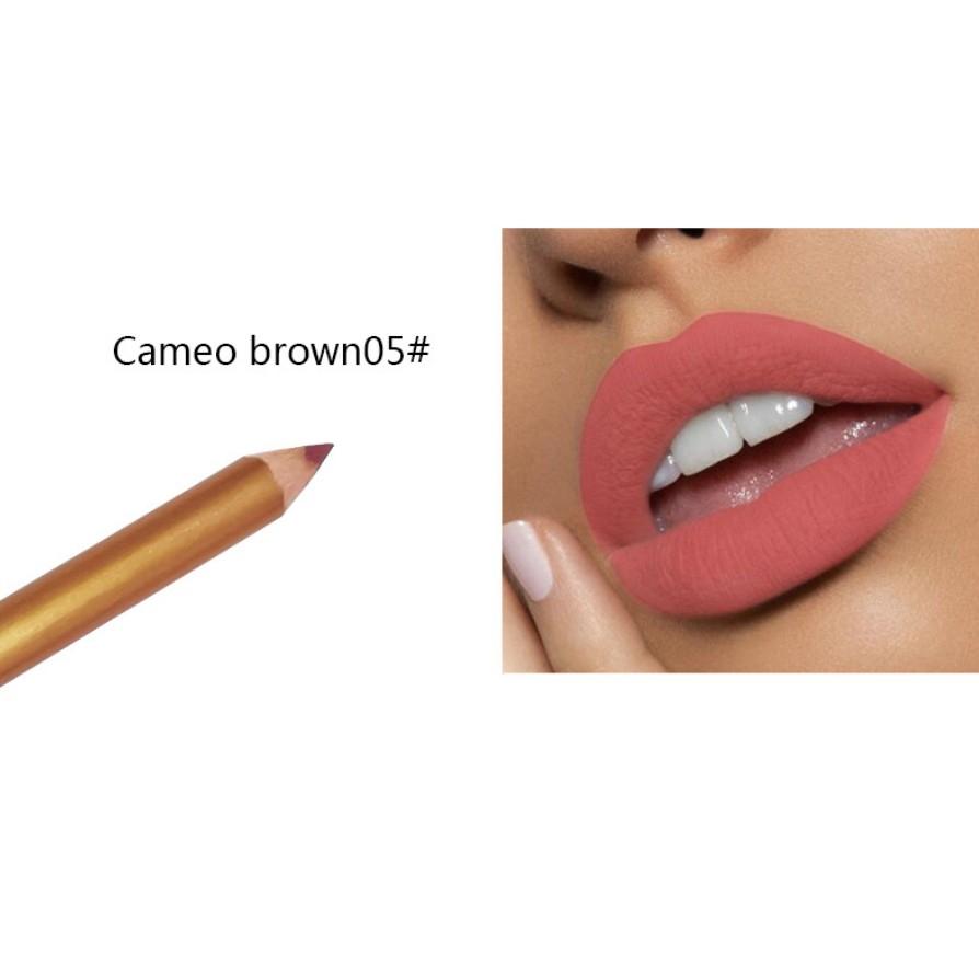 Двухцветный карандаш для губ, бархатная матовая помада, ручка для макияжа глаз, ручка для теней для век, прочный водонепроницаемый легкий легкий макияж, карандаш для бровей