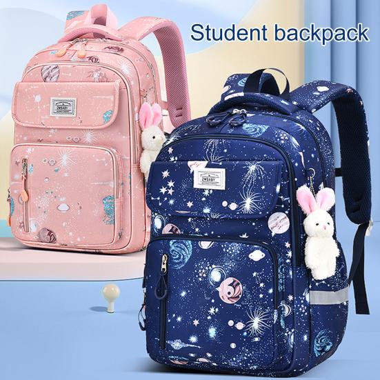 Школьный рюкзак с несколькими карманами, регулируемыми ремнями, большой вместимостью, прочный, выдерживающий нагрузку, книга