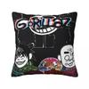 Музыкальная группа Gorillaz Punk Rock Наволочка Квадратная Наволочка Чехол для Подушки Винтажный Узор Наволочки Для Гостиной Стула