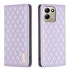 Diamond Lattice Magnetic Leather Flip Phone Case For Redmi