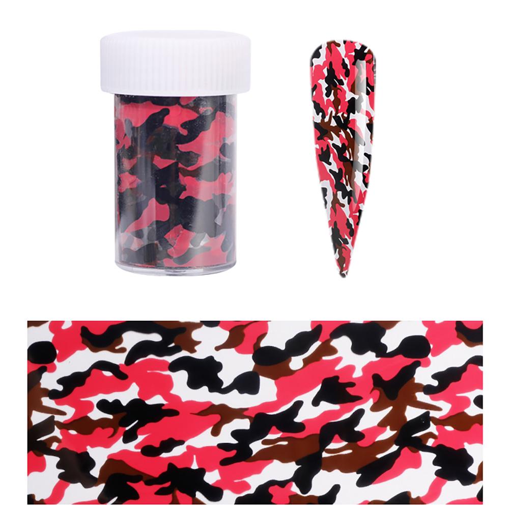 Laser Leopard Starry Sky Stickers Nail Art Decorations Manicure Decals Nail Transfer Foils