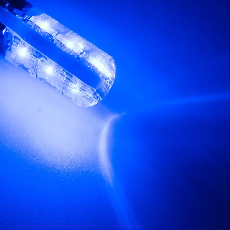 2pcs Car RGB Led T10 RGB 5050 6SMD Remote Controller Reading Universal Wedge Light Signal Lamp Car Accessories SUV Light