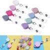 Fashion Office Supplies Stationery Anti-Lost Clip Clip Retractable Badge Holder Key Ring Lanyards