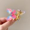 Children's Cute Butterfly Hairpins Sweet Colorful Hair Clips Headwear Korean Rhinestone Barrettes for Baby Girl Hair Accessories