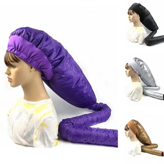 Electric Hair Dryer Hat Adjustable Soft Drying Heating Tube Protect Waterproof Long Hair Fast Natural Curly Textured