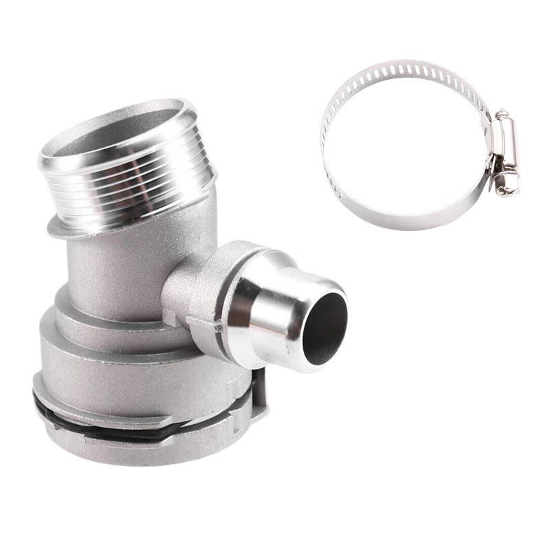 17128602870 Aluminum Car Upper Radiator Coolant Hose Connector For BMW 530I 2.0L 540I 3.0L 2017-