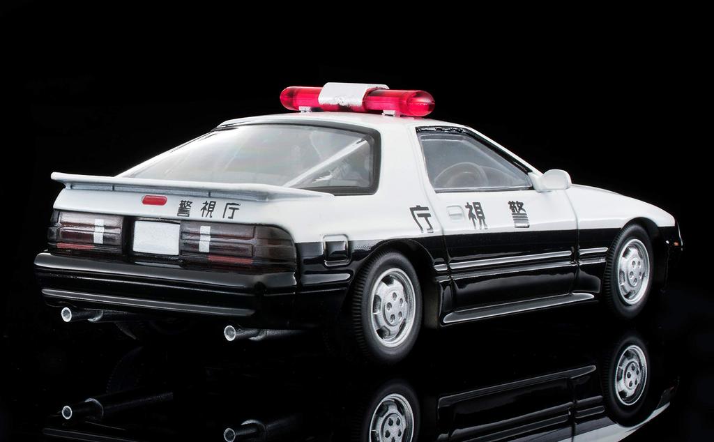 Tomytec Tomica Limited Vintage Neo Scale Mazda Savanna Patrol Metropolitan Police Finished 312598 1/64 LV-N214a RX-7 Car, Department, Model,